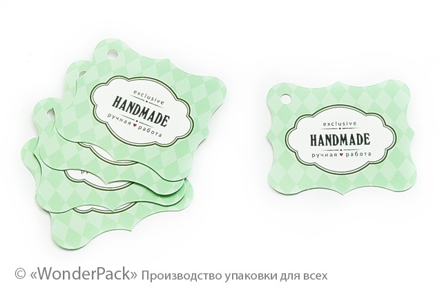 Бірки декоративні. Код БД-025 "Hand Made" - 1