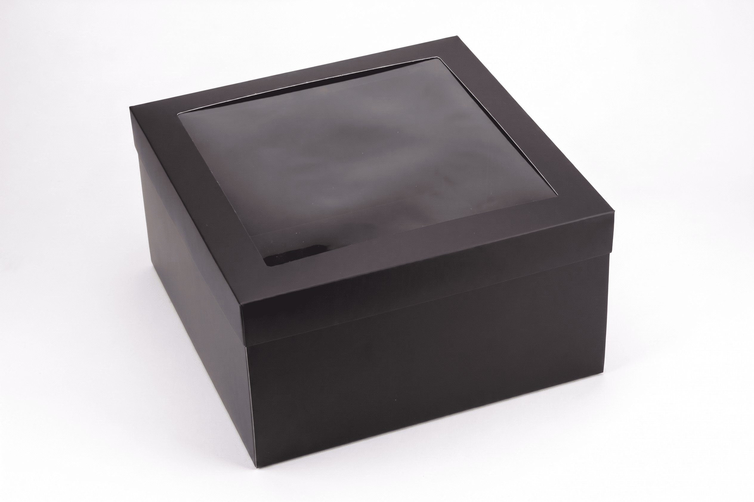 Коробка «Макси» №М0049-о19 «Черная с окном» - 1