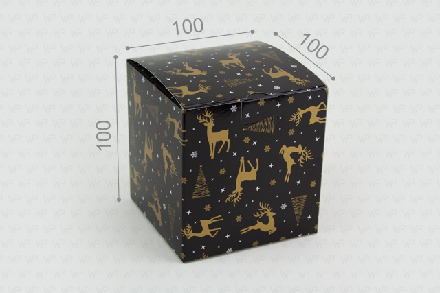 Коробка "Для чашки" №М0017-о33. "Золоті олені"
