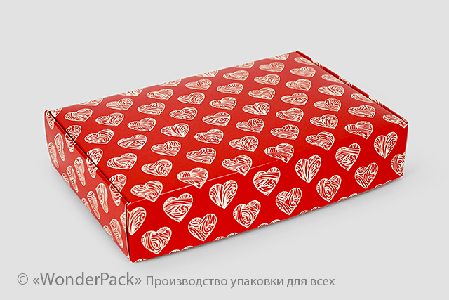 УДАЛЕНО * Коробка. Модель №0032 "Цукеркова". Код М0032-о5. "Серцевий" - 1