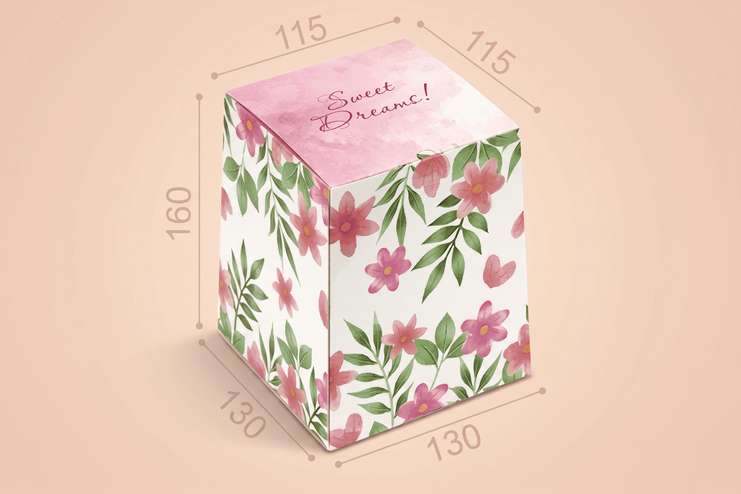 Коробка "Панеттоне"№М0029-о1. "Sweet dreams"