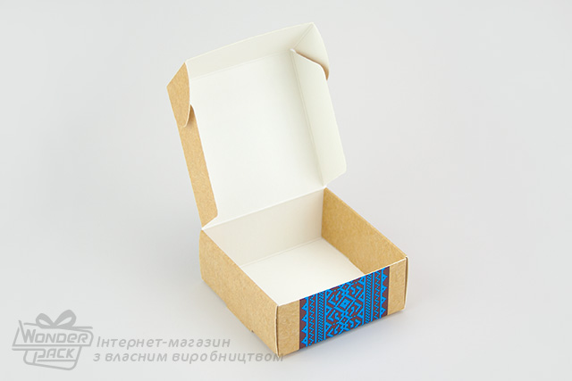 Коробка "Натуральная" №М0013-о29. "Made in Ukraine" - 1