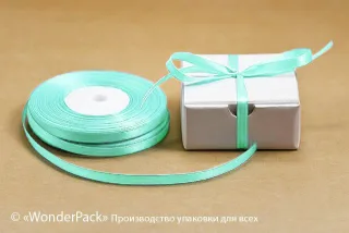 Лента атласная 5 мм, односторонняя, цвет - 8064, моток