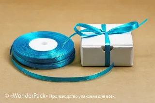 Лента атласная 5 мм, односторонняя, цвет - 8097, моток