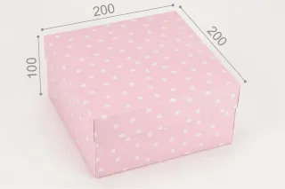 Коробка "Киев" №М0053-о12. Розовая
