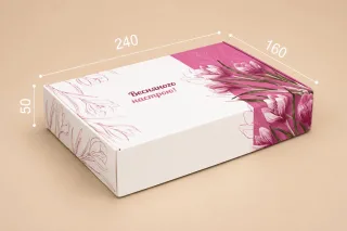 Коробка "Конфетная" №М0032-о15. "Весняного настрою"