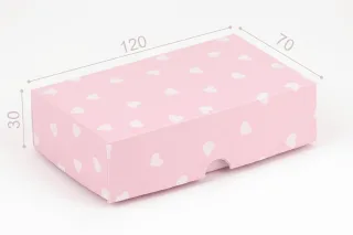 Коробка "Сладость" №М0058-о5. Розовая