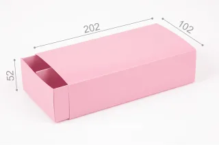 Коробка "Macaron double" №М0052-о23. Розовая