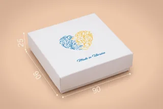 Коробка "Квадро" №М0023--о22. "Made in Ukraine"