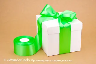 Лента атласная 50 мм, односторонняя, цвет - 8075, моток