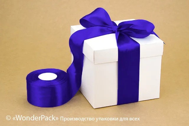 Лента атласная 50 мм, односторонняя, цвет - 8109, моток