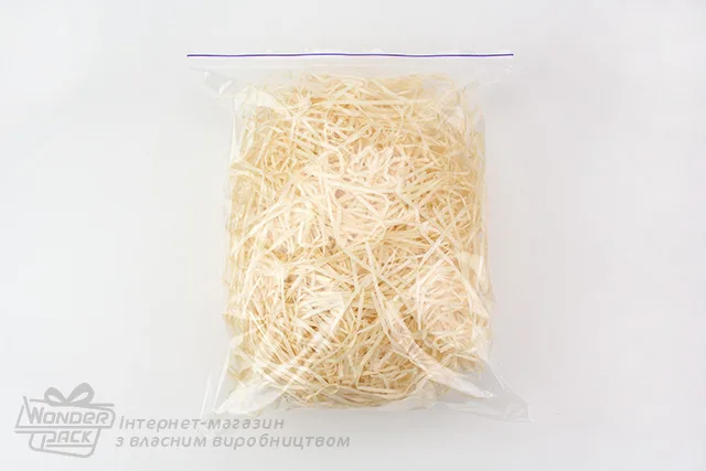 Наполнитель деревянная стружка, малая. 50 г