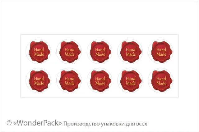 Наклейки на оракале. 10 штук в блоке. Код НО-005. "Hand made" 2