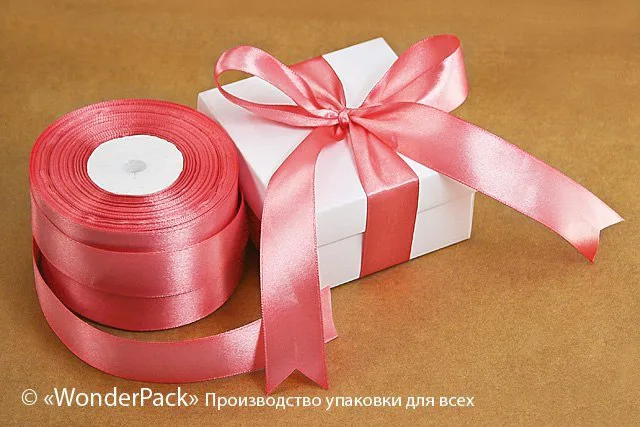 Лента атласная 25 мм, односторонняя, цвет - 8041, моток