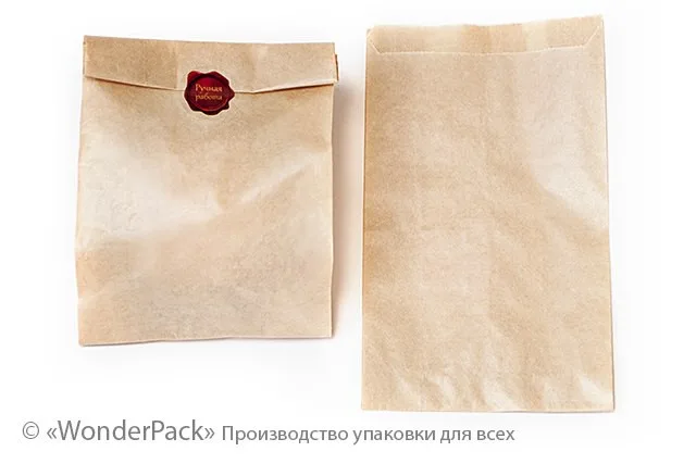 Пакеты крафт. Код ПК-12. Размер 150*100*45 мм