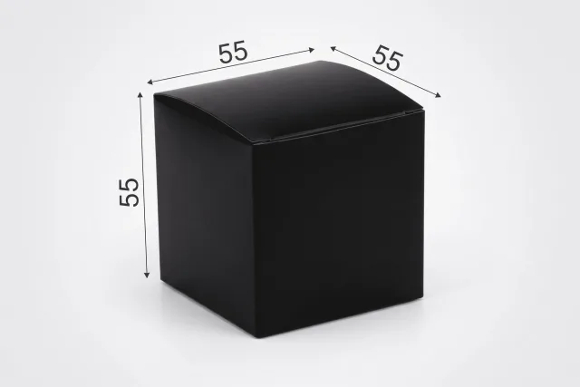 Коробка "Бонбоньерка" №М0006-о19. Черная