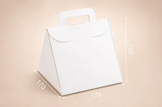 Коробка "Сумочка NEW" №М0005-о18. Белая