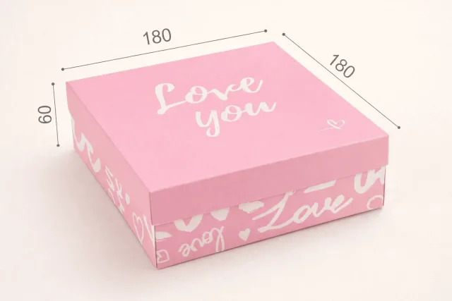 Коробка "Бавария". М0033-о27. "Love you"