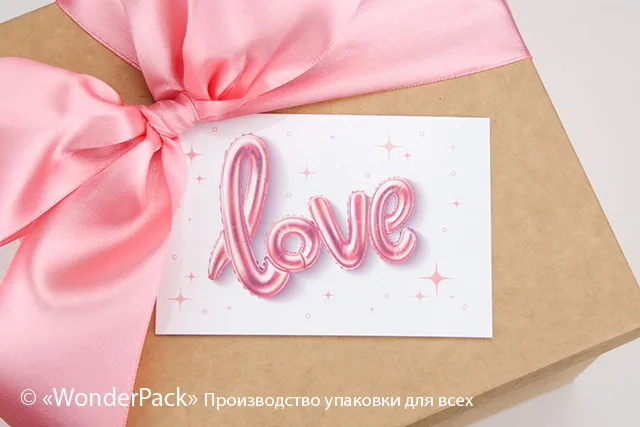 Гифтик 085. 95*65 мм "Love"