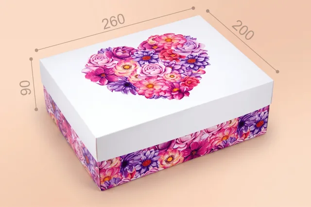 Коробка "Сюрприз" №М0011-о14. "Цветы"