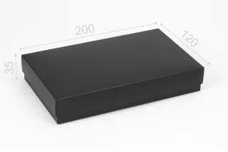 Коробка "Под кошелек 200*120*35" №М0077-о2. Черная