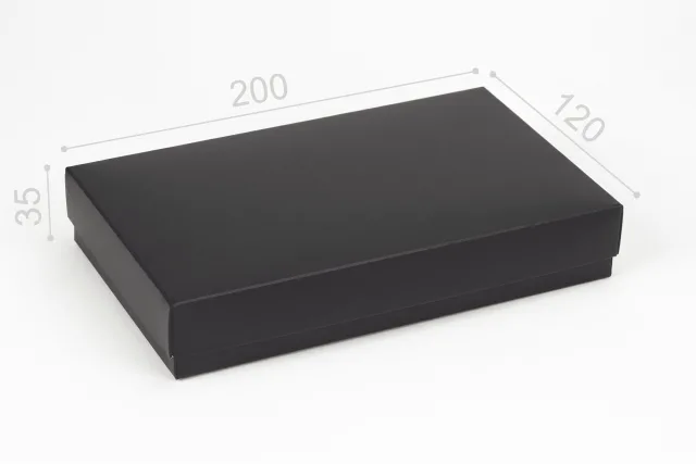Коробка "Под кошелек 200*120*35" №М0077-о2. Черная