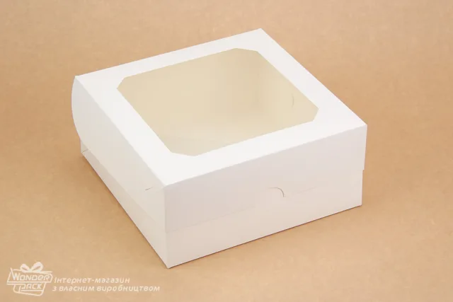 Коробка 200*200*90 с окном