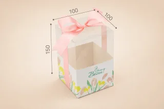 Коробка "Открытие" №М0030-о6. "Зі святом весни!"