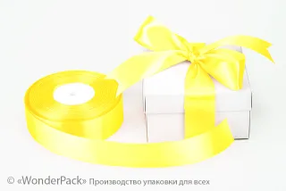Лента атласная 25 мм, односторонняя, цвет - 8011, моток