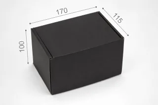 Коробка №М0075-о6. 3-слойная черная