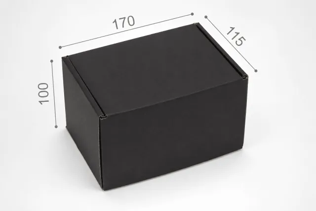 Коробка №М0075-о6. 3-слойная черная