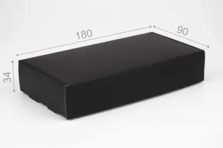 Коробка "Натуральная 2" №М0014-о16. Черная