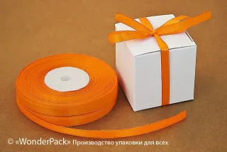 Лента атласная 5 мм, односторонняя, цвет - 8020, моток