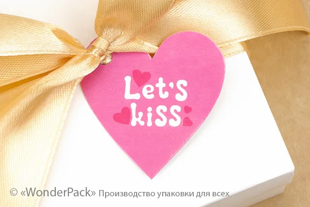Бирки декоративные. Код БД-220 "Let's kiss"
