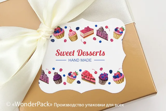 Бирки декоративные. Код БД-159 "Sweet desserts"