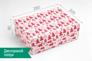 Коробка "Сюрприз" №М0011-о16. "Ялинки святковіі"