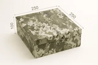 Коробка "ГифтБокс" №М0069-о23. "Камуфляж"