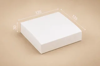Коробка "Для 9 конфет" №М0070-о3. Белая