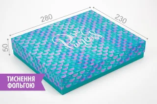 Коробка "Топ" №М0009-о19. с надписью "Princess"