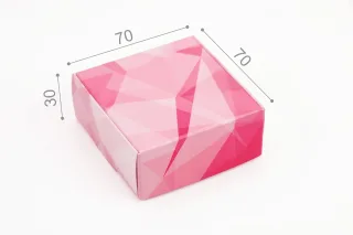 Коробка "Натуральная" №М0013-о39 "Pink diamond"