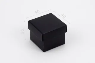 Коробка "Бусинка" №М0062-о9. Черная