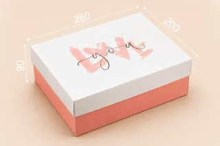 Коробка "Сюрприз" №М0011-о5. с надписью "Love you"