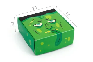Коробка "Натуральная" №М0013-о24. "Halloween"