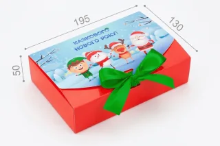 Коробка "Стильная - мини" М0028-о10. "Казкового Нового Року!"