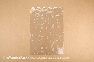 Код ПП-027. Пакет полипропиленовый без клапана, узор. 300*150 мм