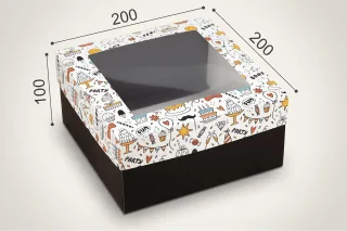 Коробка "Киев" №М0053-о24. "Праздничная"