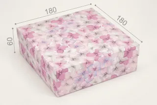 Коробка "Бавария" №М0033-о15. "Гортензия"