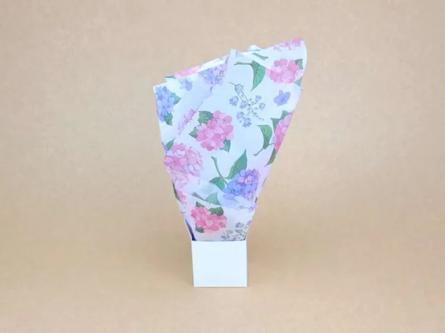 Тишью, бумага для упаковки. 50*35 см. Цвет - Гортензия