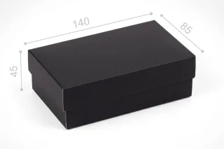 Коробка "Медиум" №М0010-о22 Паттерн черный