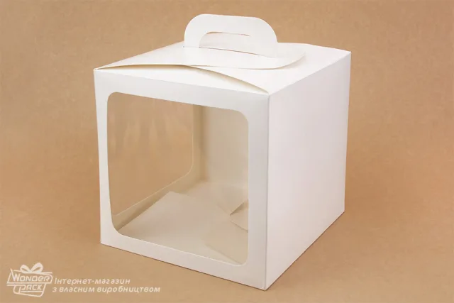Коробка 210*210*210 с 2 окнами